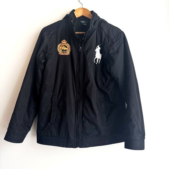 Ralph Lauren Snow Polo Cup Challenge Embroidered Nylon Jacket M - Picture 1 of 6